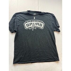 Vintage San Antonio Spurs Mens Size XL Black Majestic Short Sleeve‎ Basketball